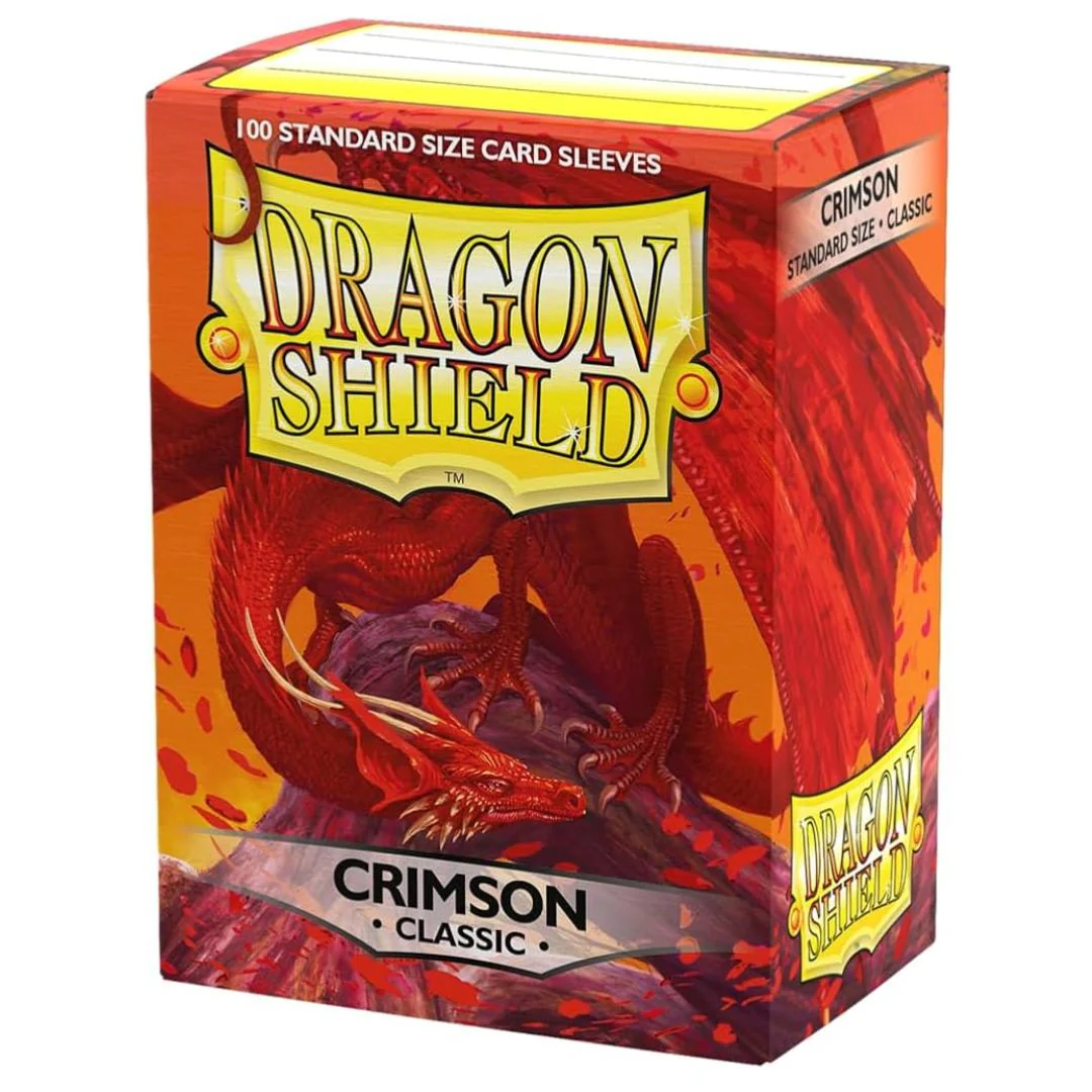 Dragon Shield: Standard Sleeves - 100st - Crimson