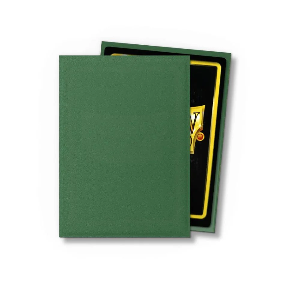 Dragon Shield: Standard Sleeves Matte - 100st - Forest Green - Image 2