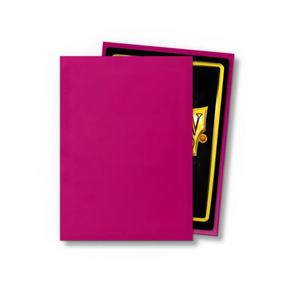 Dragon Shield: Standard Sleeves Matte - 100st - Magenta - Image 2