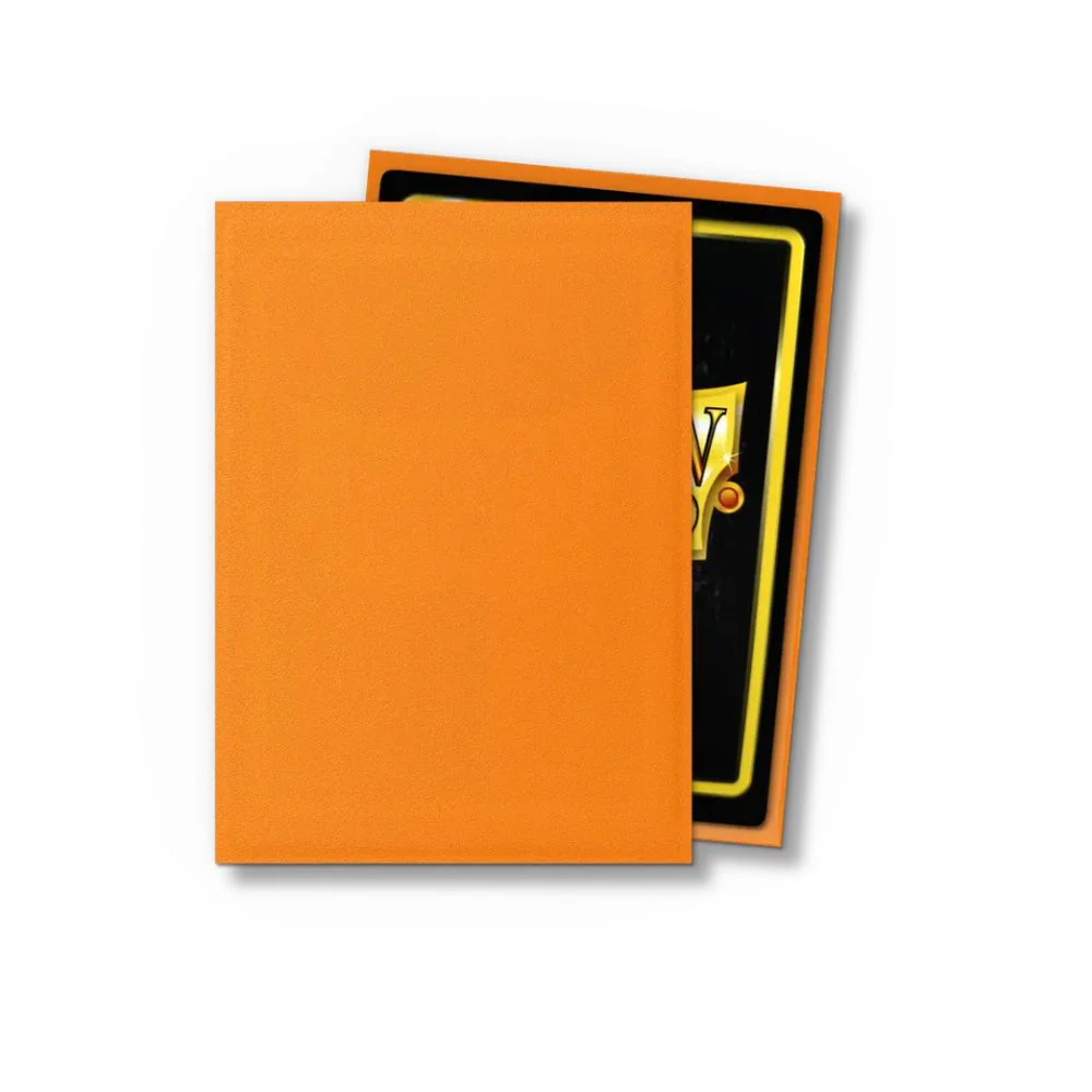Dragon Shield: Standard Sleeves Matte - 100st - Orange - Image 2