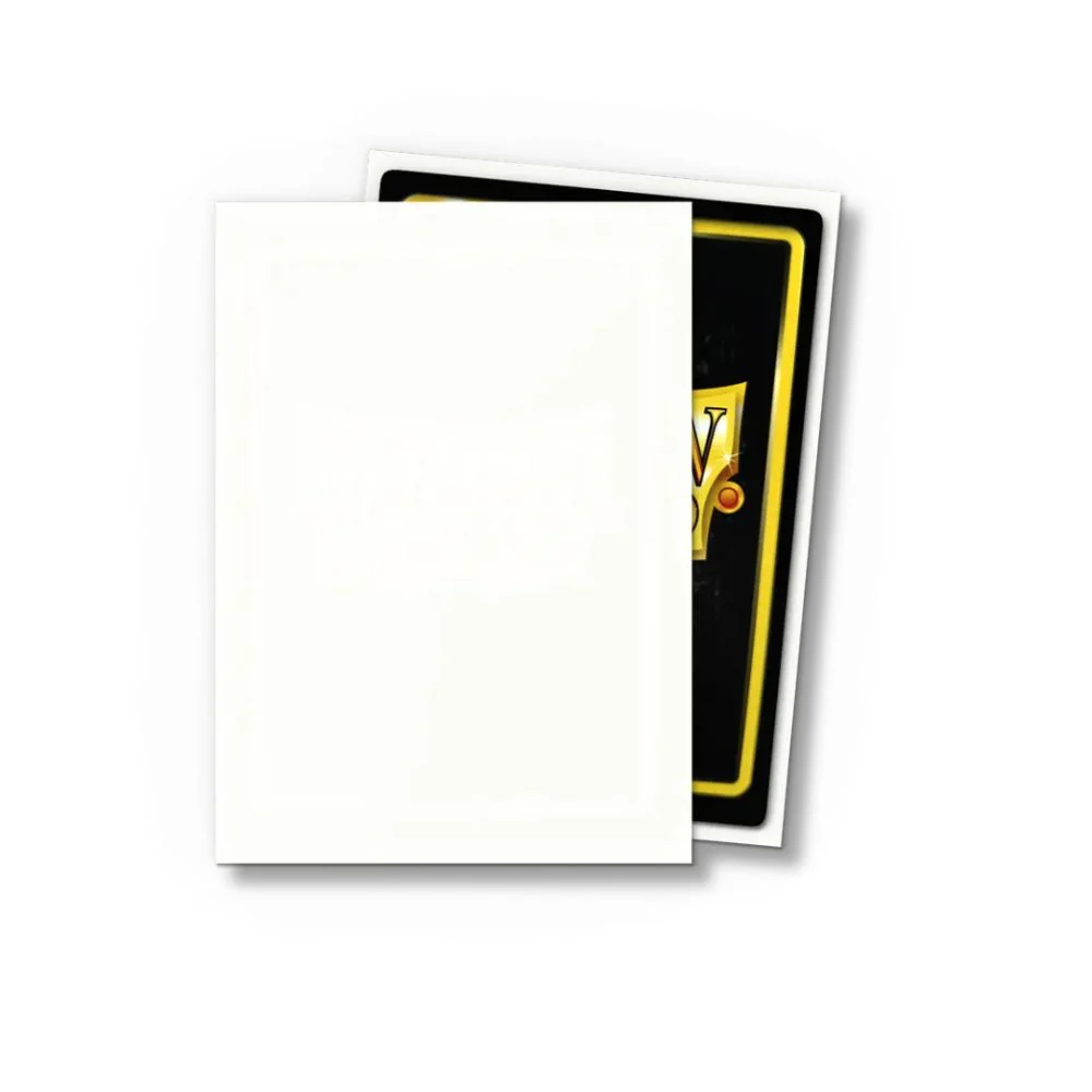 Dragon Shield: Standard Sleeves Matte - 100st - White - Image 2