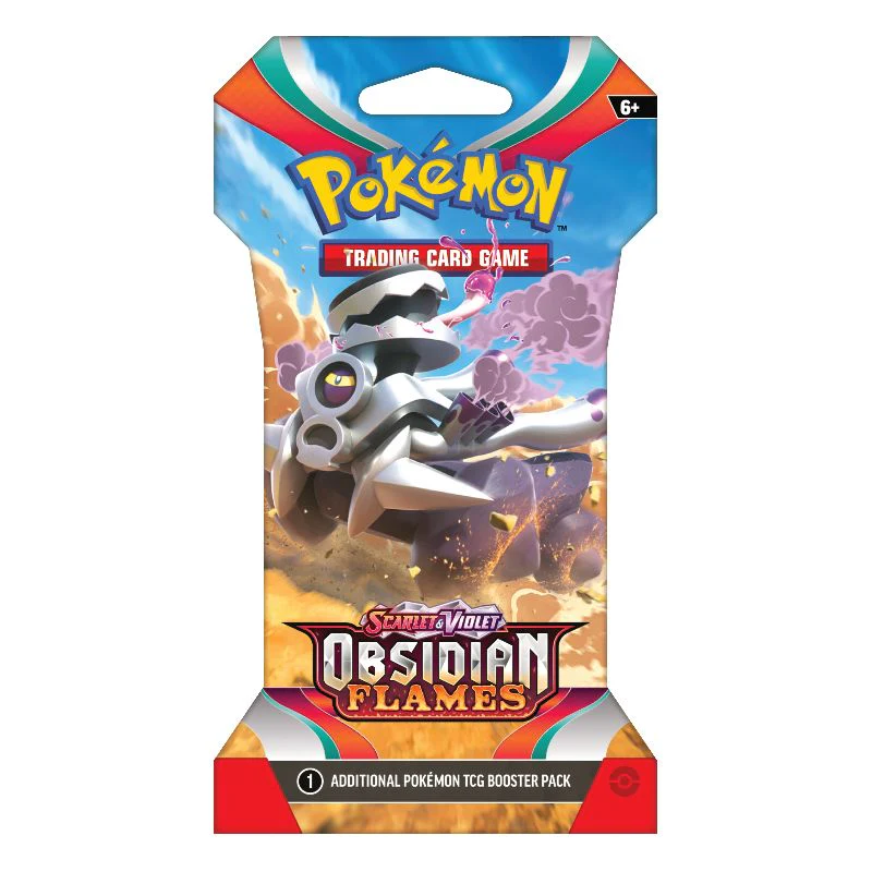 Pokémon Scarlet & Violet 3: Obsidian Flames Sleeved Booster Pack - Image 3