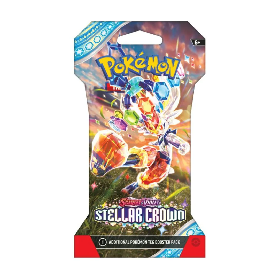 Pokémon Scarlet & Violet 7: Stellar Crown Sleeved Booster Pack - Image 2