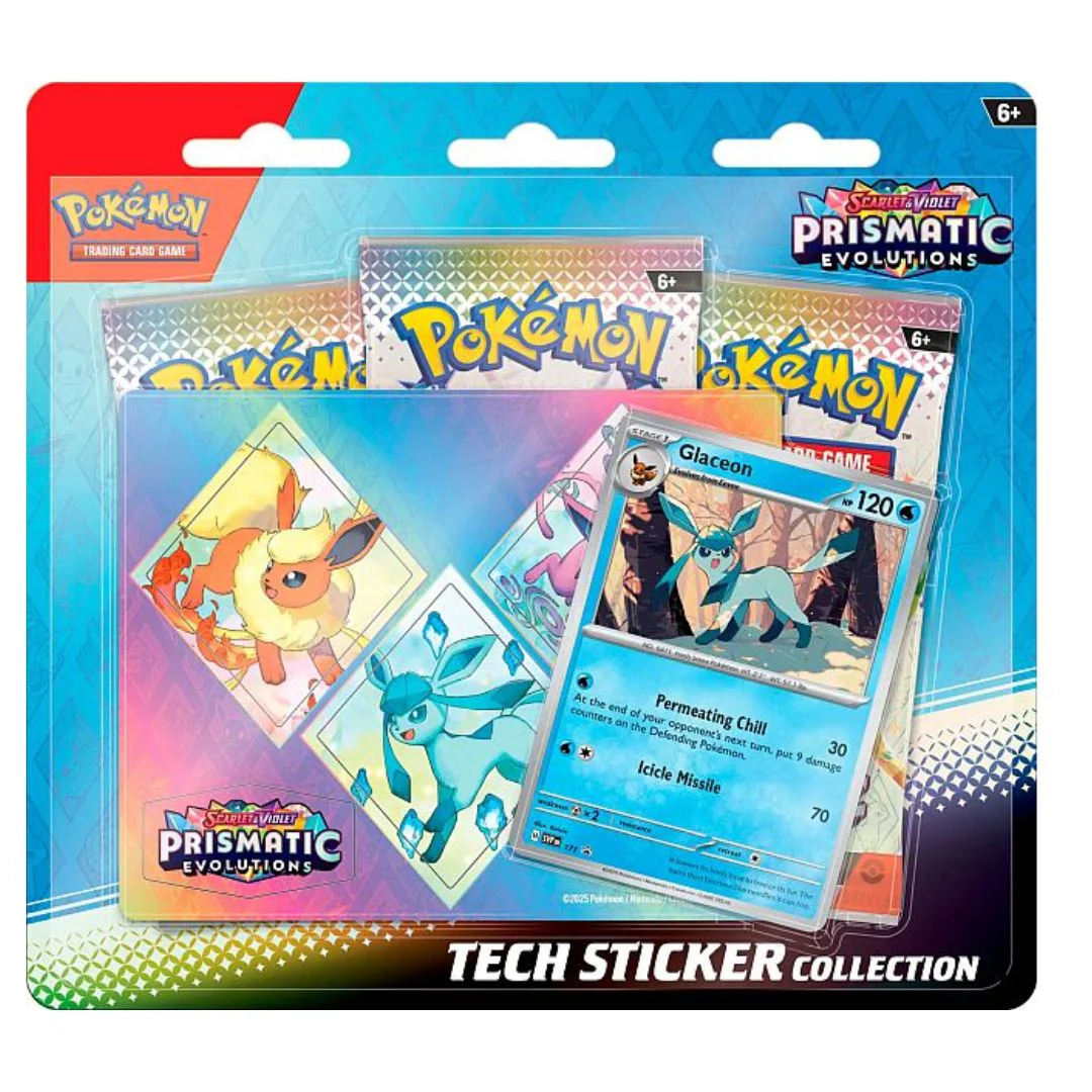 Pokémon Scarlet & Violet 8.5: Prismatic Evolutions Tech Sticker Collection (MAX 1 PER KUND) - Image 2