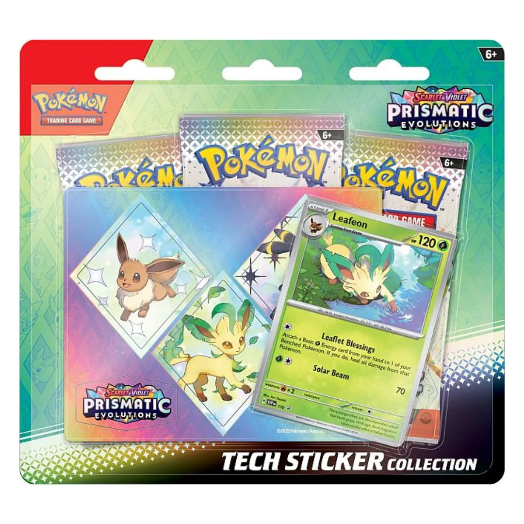 Pokémon Scarlet & Violet 8.5: Prismatic Evolutions Tech Sticker Collection (MAX 1 PER KUND) - Image 3