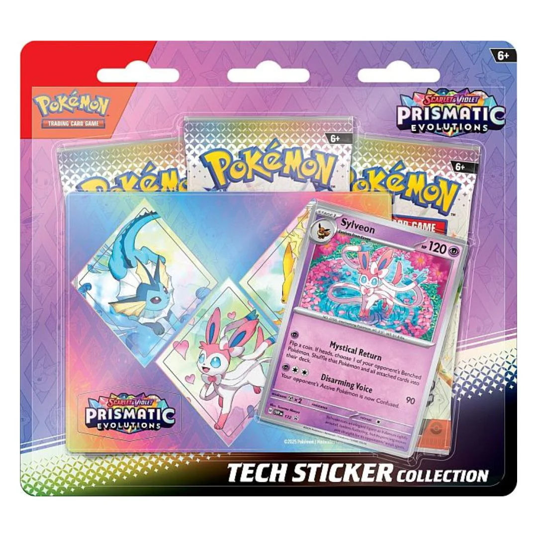 Pokémon Scarlet & Violet 8.5: Prismatic Evolutions Tech Sticker Collection (MAX 1 PER KUND) - Image 4