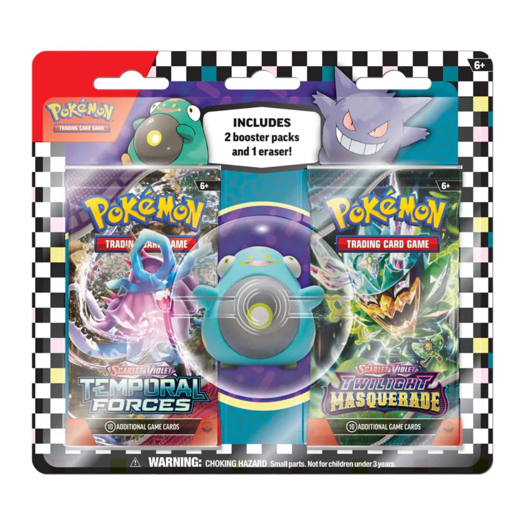 Pokémon TCG: Back to School Eraser Blister - Bellibolt