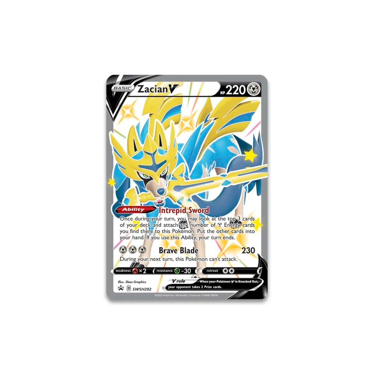 Pokémon TCG: Crown Zenith Premium Figure Collection Box - Shiny Zacian - Image 2