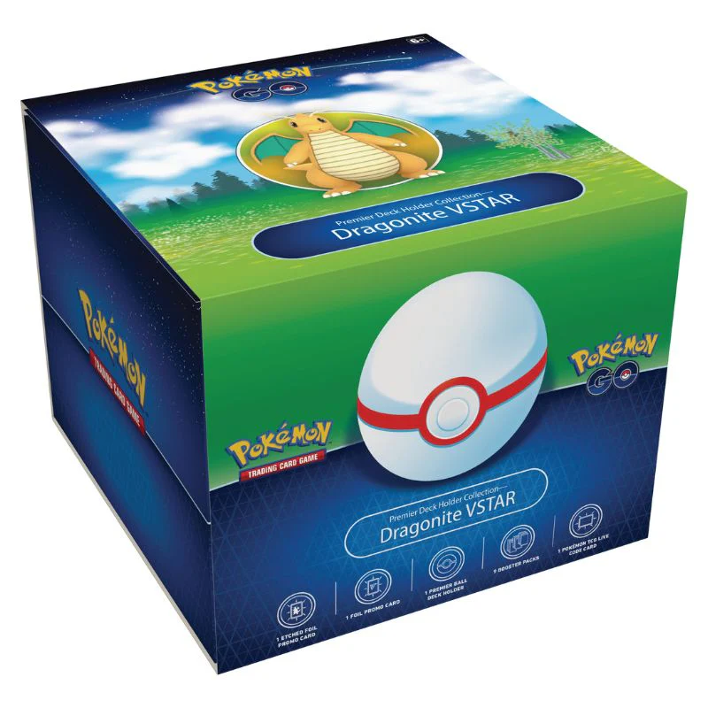 Pokémon TCG: Pokémon GO Premier Deck Holder Collection Dragonite VSTAR