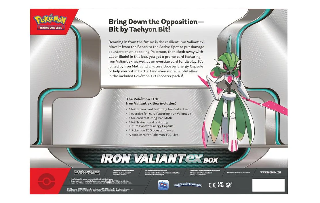 Pokémon TCG: Iron Valiant ex Collection Box - Image 2