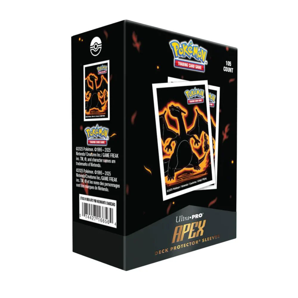 Ultra PRO: Pokémon Neon Kanto APEX Deck Protector Sleeves 105st - Charizard - Image 2