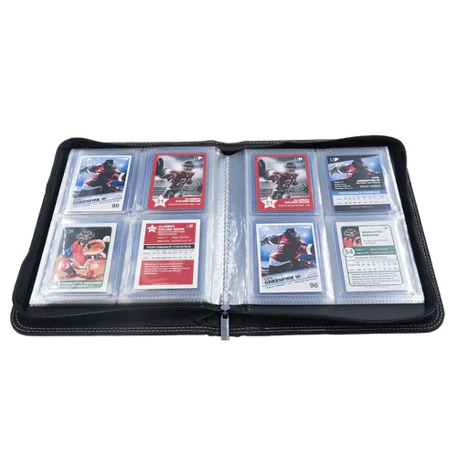 Ultra PRO: 4-Pocket Toploader Zippered Premium PRO-Binder - Svart - Image 2